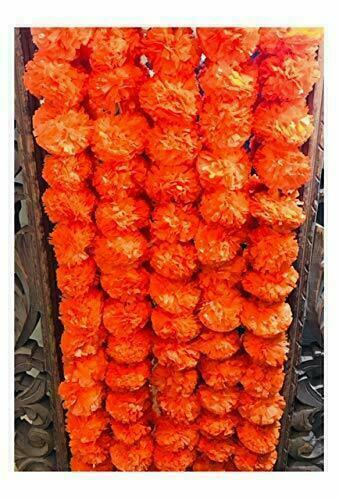 Artificial Marigold Garlands Flower Vine Wedding Indian Decoration Wholesale Lot