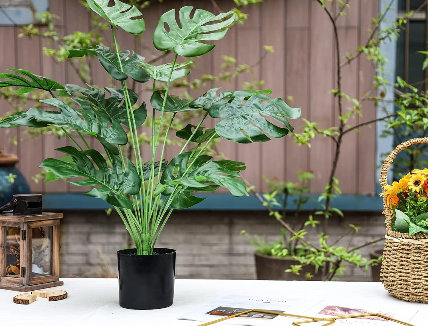 NEW Fake Plants Large, Artificial Floor Plants Tall for Home Office Living