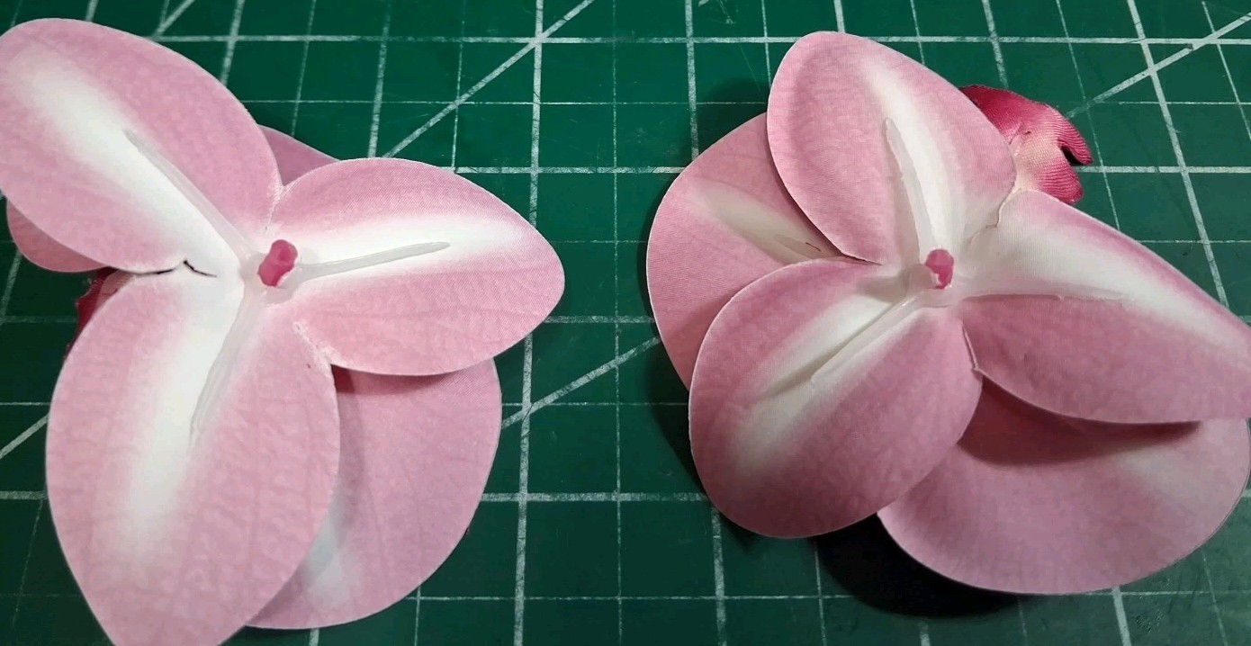 Artificial Silk Phalaenopsis Flower Heads, Fake Butterfly Orchid Heads for We…