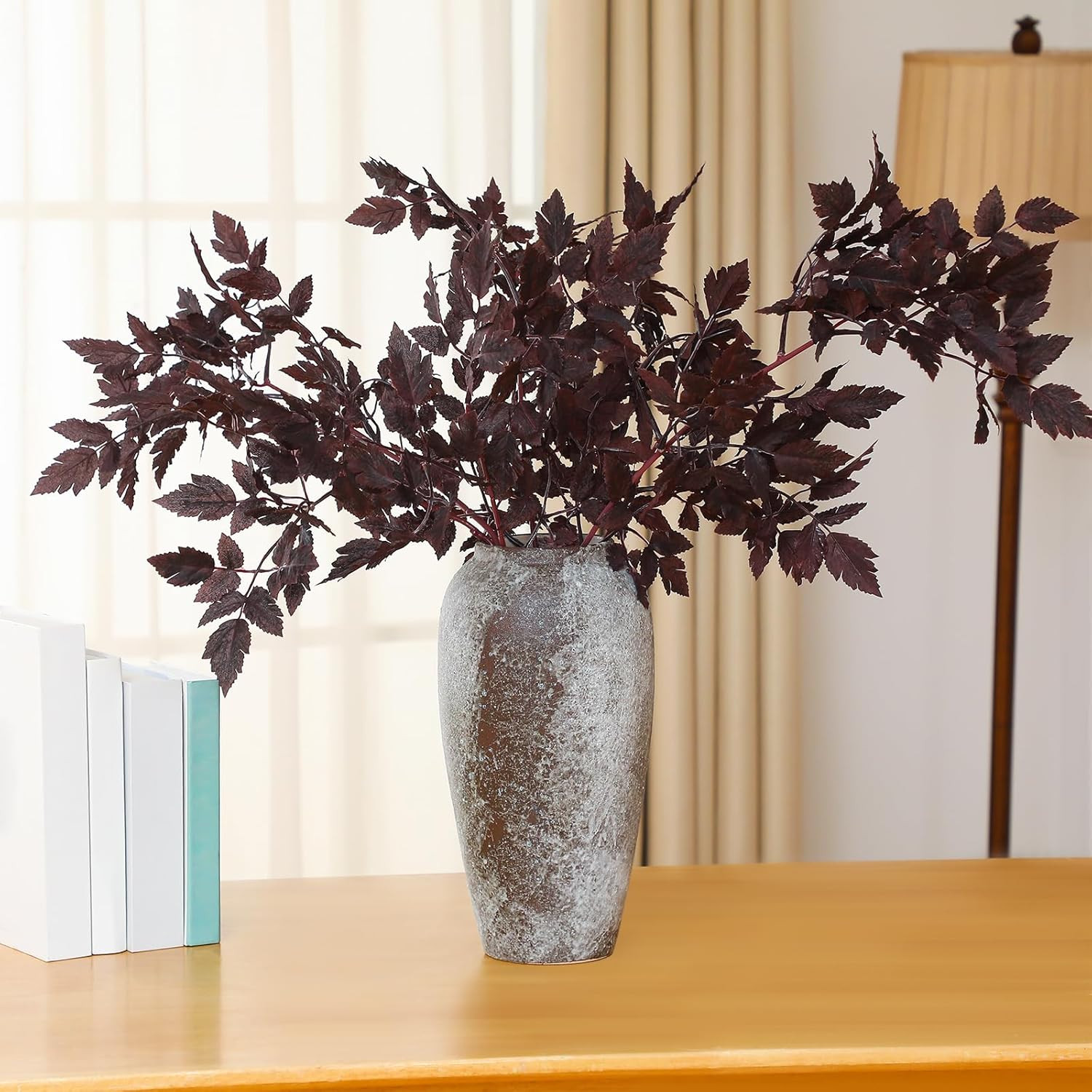 32″ Faux Cimicifuga Leaf Spray – 10 Pack for Home, Wedding & Garden Decor