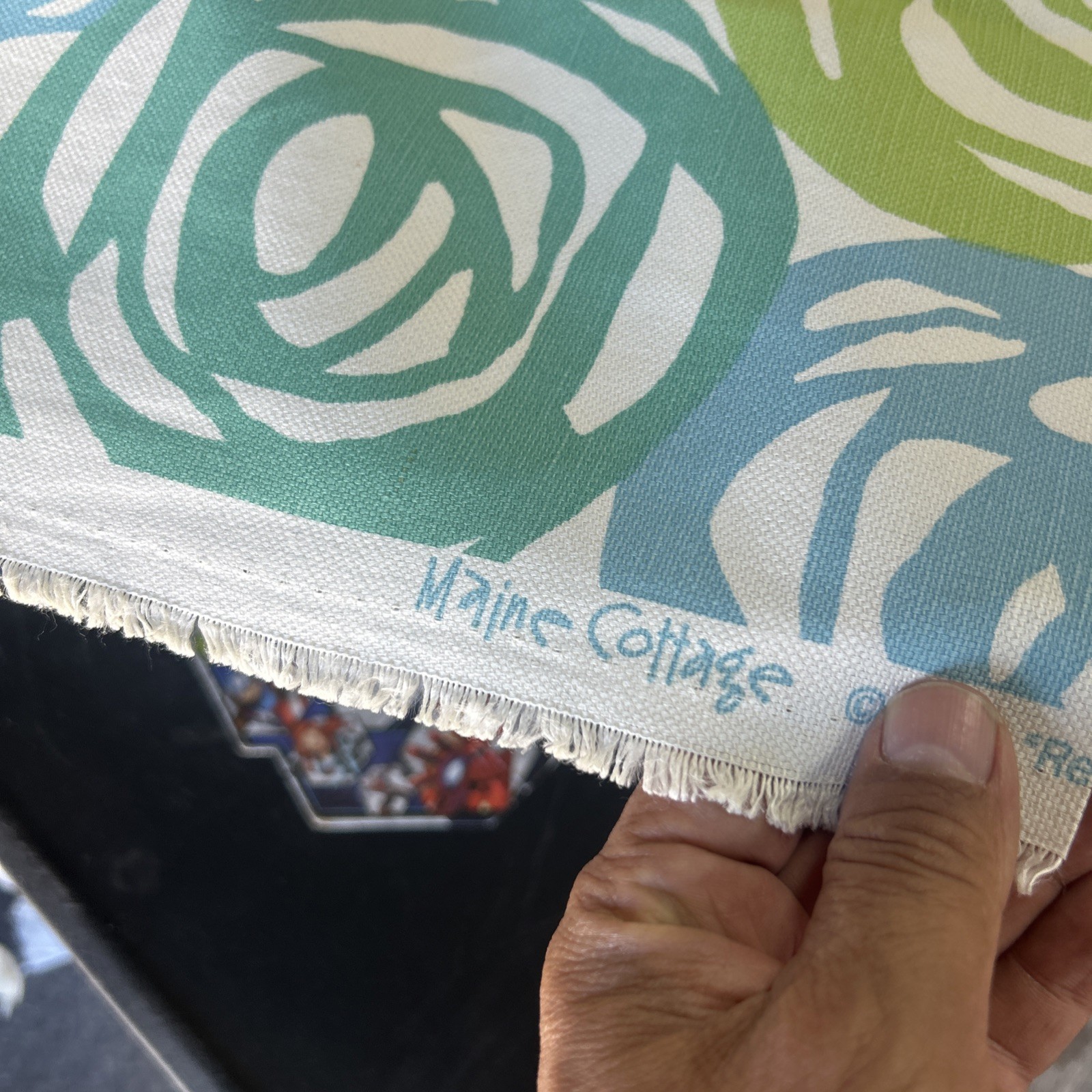 Maine Cottage Really Rosie Vintage Green/Teal /Blue Floral Fabric