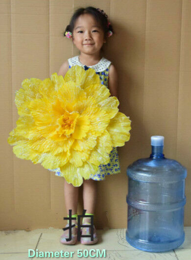 1X Big Silk Flower Artificial Fake Peony Dance Wedding Party Festival Decor New