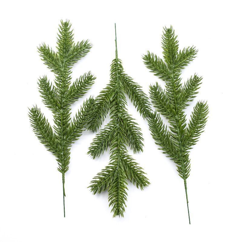 5pc Artificial Pine Plastic Branch Garden Home Room Wedding Party DIY Decoration
