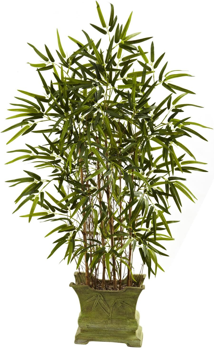 45″ Bamboo Tree in Stylish Decorative Planter – Perfect Home Accent
