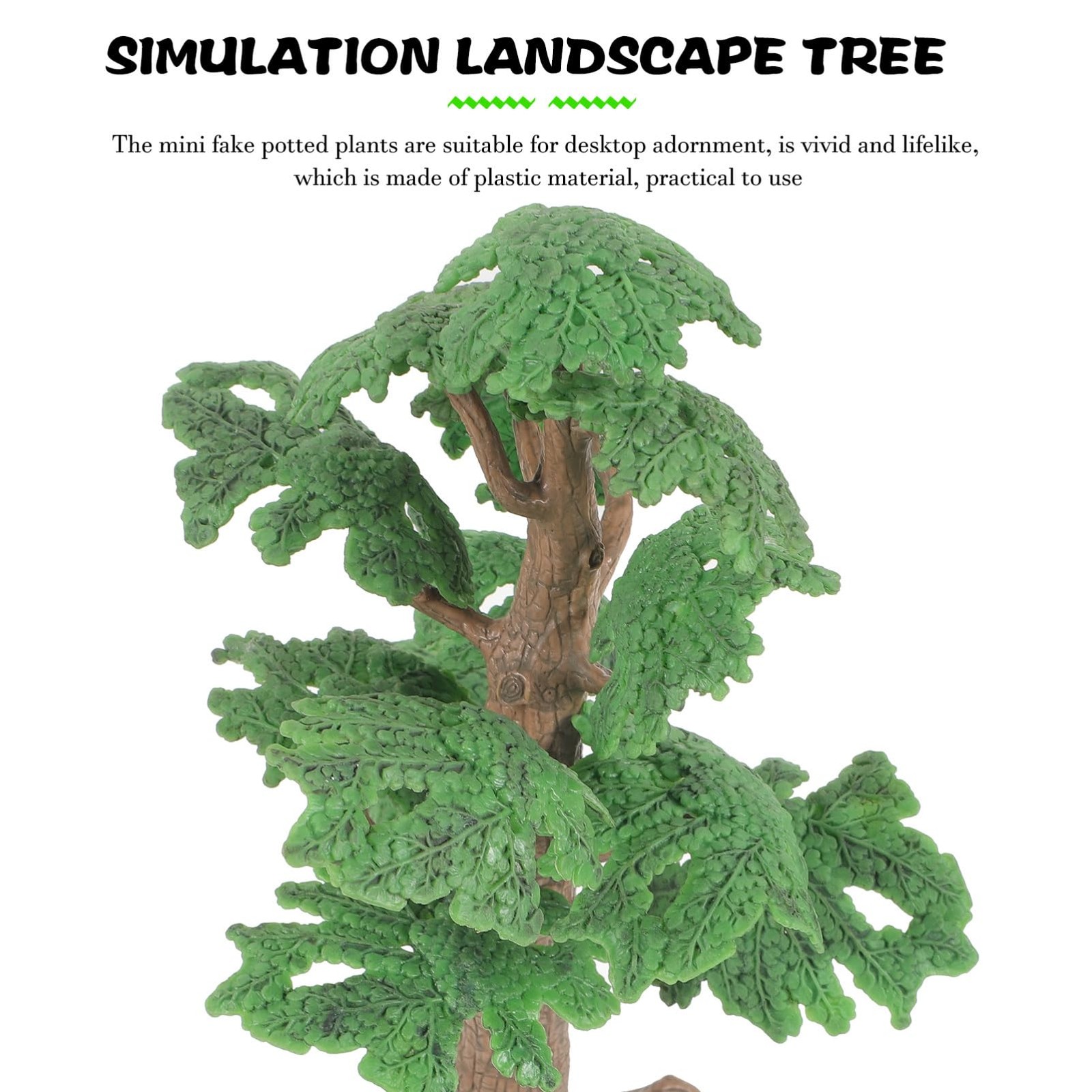 Simulated Landscape Tree Model, Artificial Pine and Cypress Miniature for Dio…