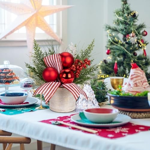 Small Christmas Tree 11” Artificial Mini Tabletop Christmas Tree Style 1