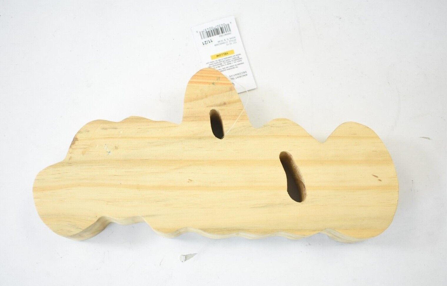Sonoma Goods Calm Wood Table Decor Blue Ancient Isle Accent 4.5″ x 1.3″ x 10″