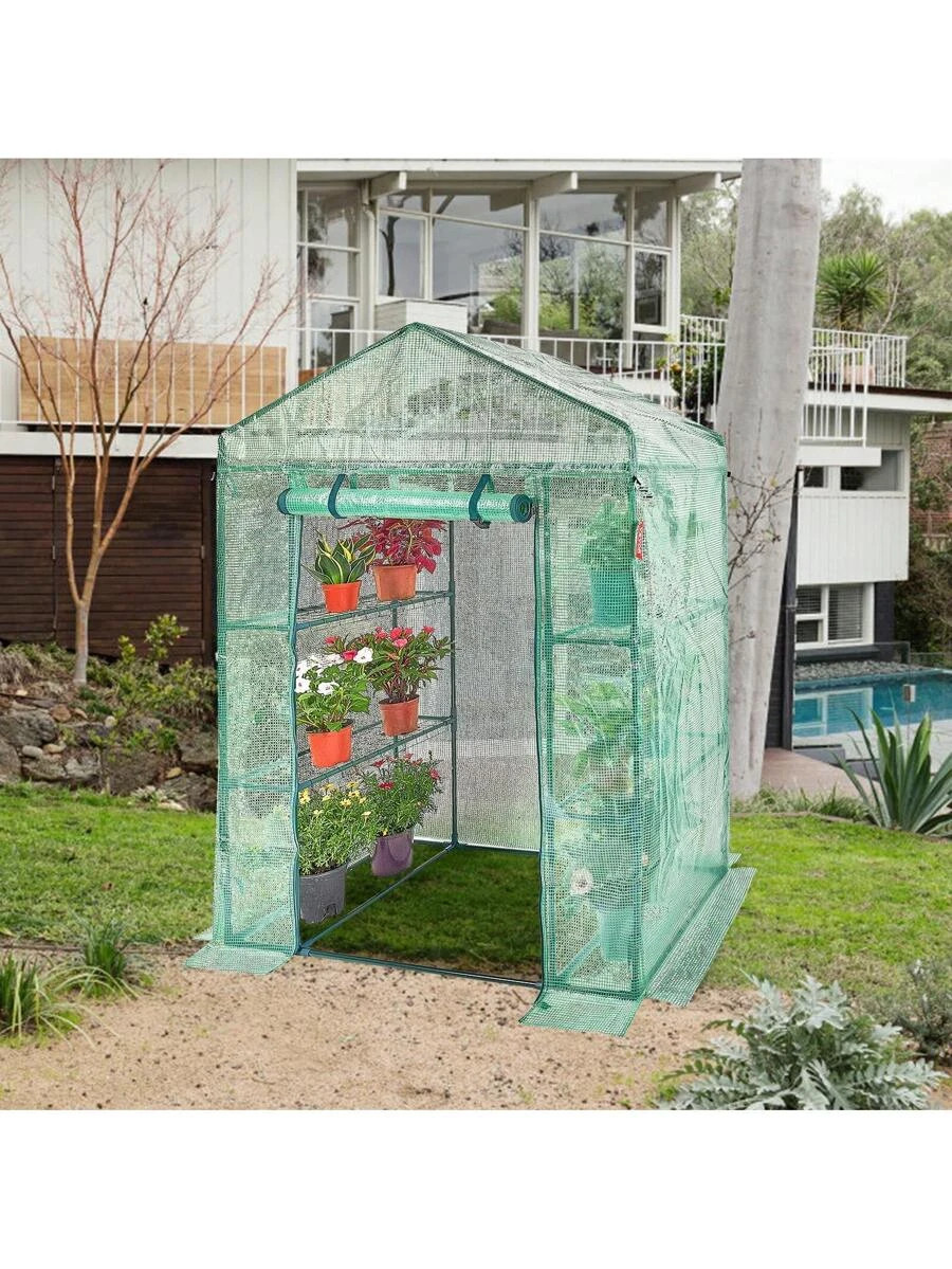 Walk-In Pop Up Green House 4.6 X 2.4 X 6.7/4.6 X 4.6 X 6.6/8.7x6x7.6/ Greenhouse