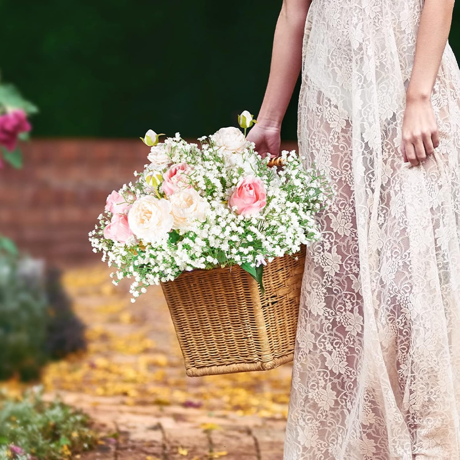 Versatile 12 Pcs White Gypsophila – Wedding & Home Decoration Essentials