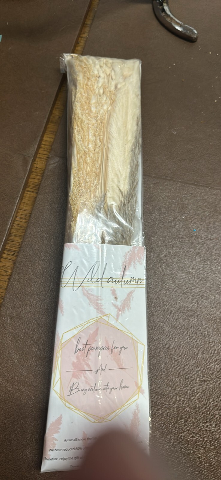 86PCS Natural Dried Pampas Grass Boho Home Decor