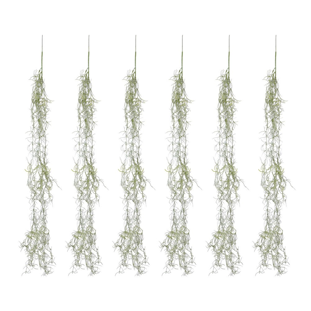 6 Pcs Artificial Vine Decoration Decorative Moss Vines Wall Panels