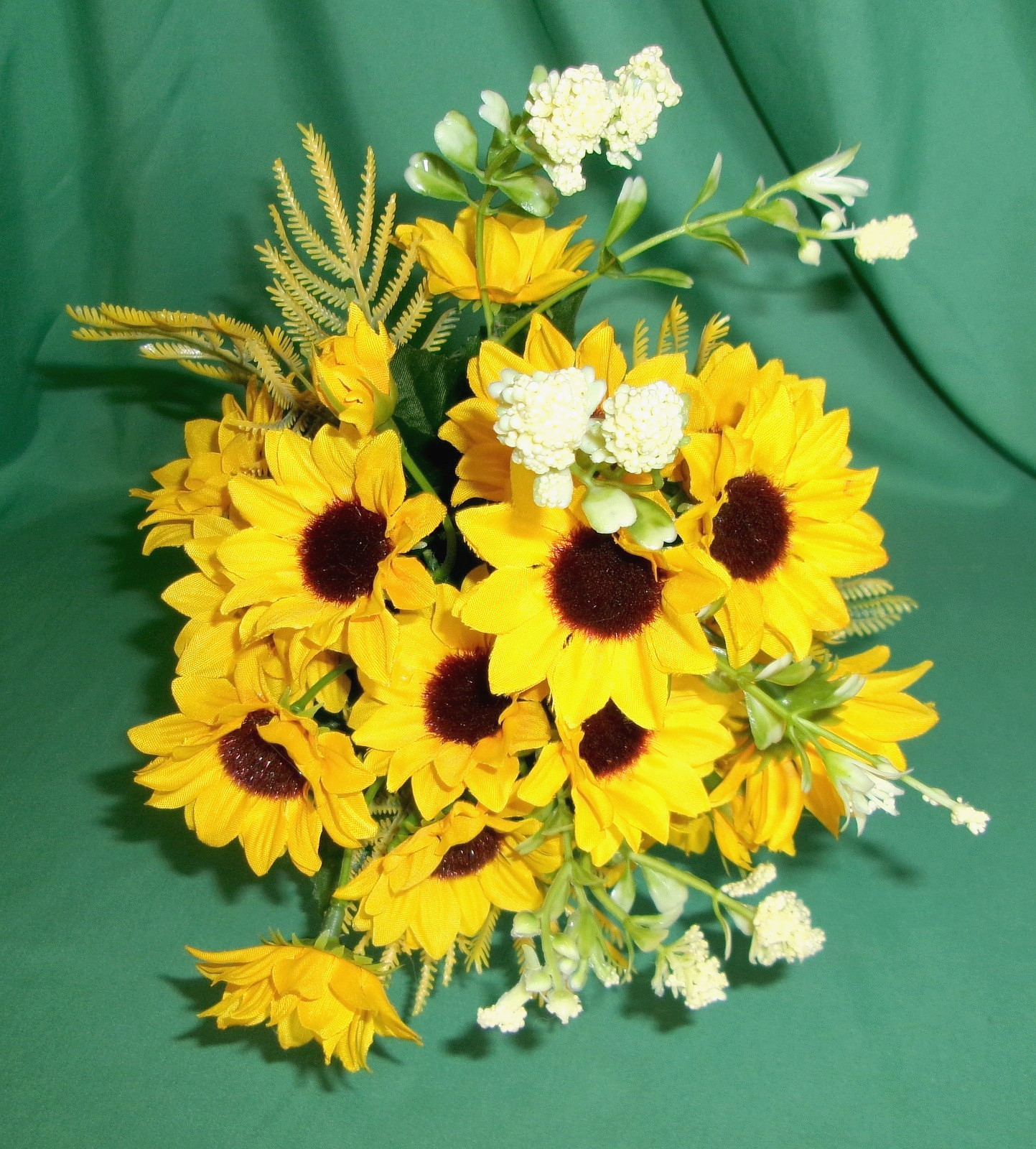 Sunflower Arrangement Tilted Silk Floral Decoration Counter Table Top NEW