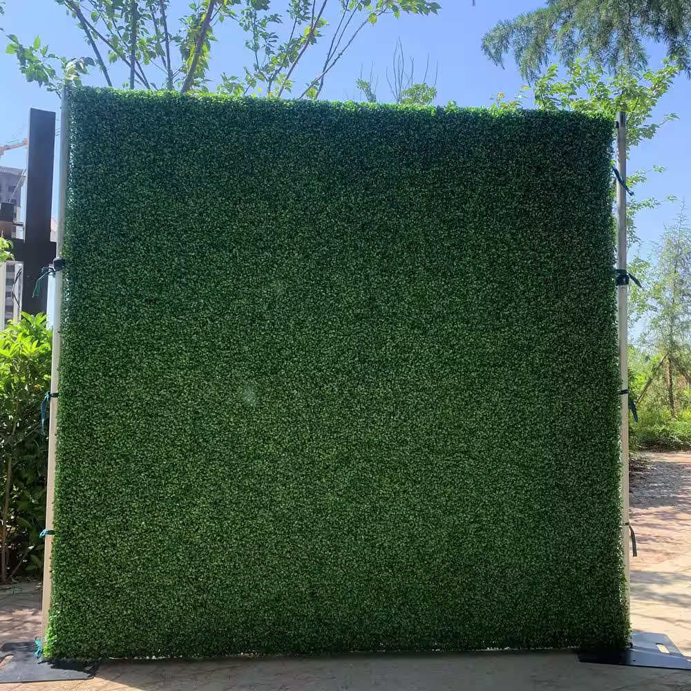 12 Pcs Artificial Boxwood Hedge Panels Uv-Protected Green Wall 20 In. H X 20 In.