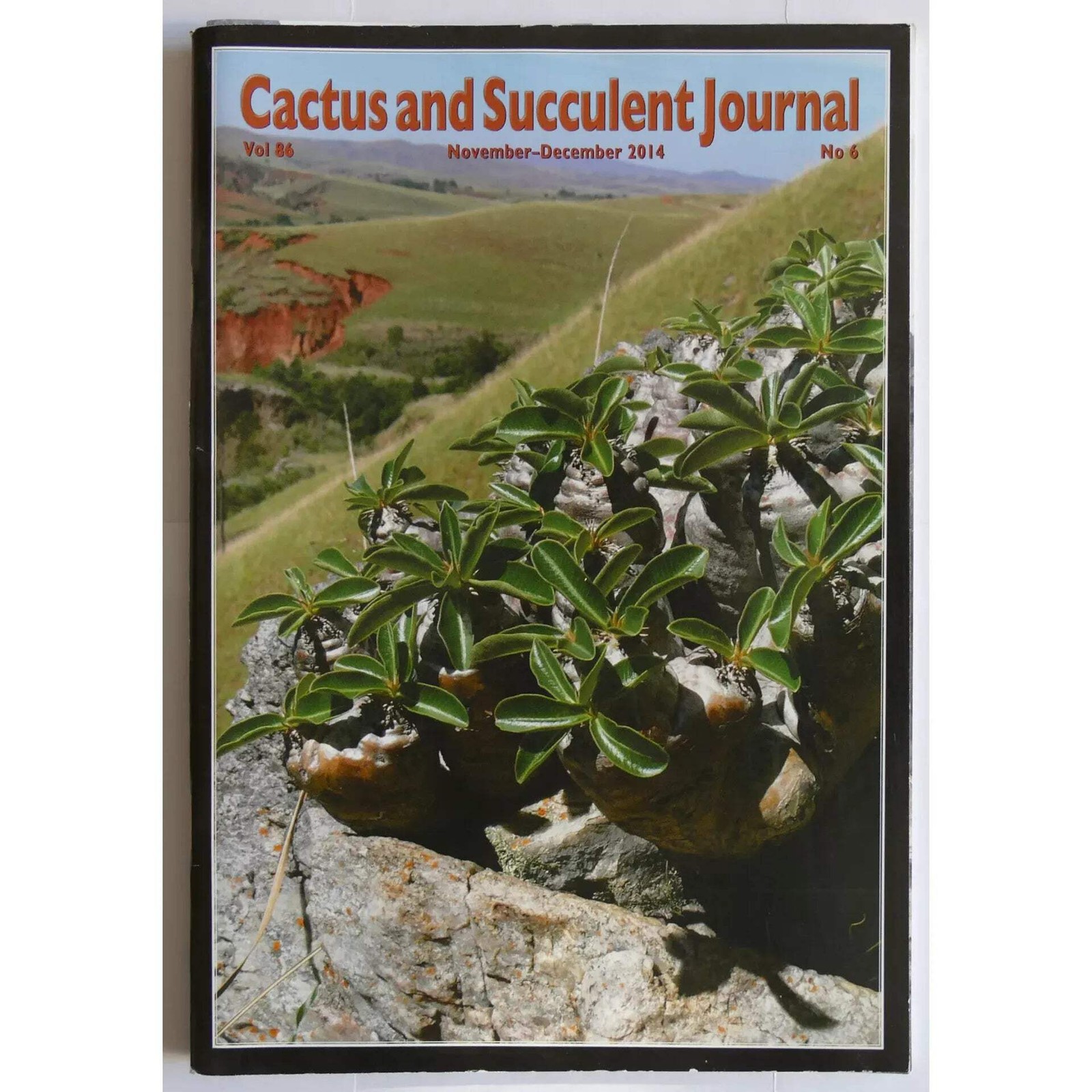 Cactus and Succulent Journal No.6 Vol 86 November-December 2014 –