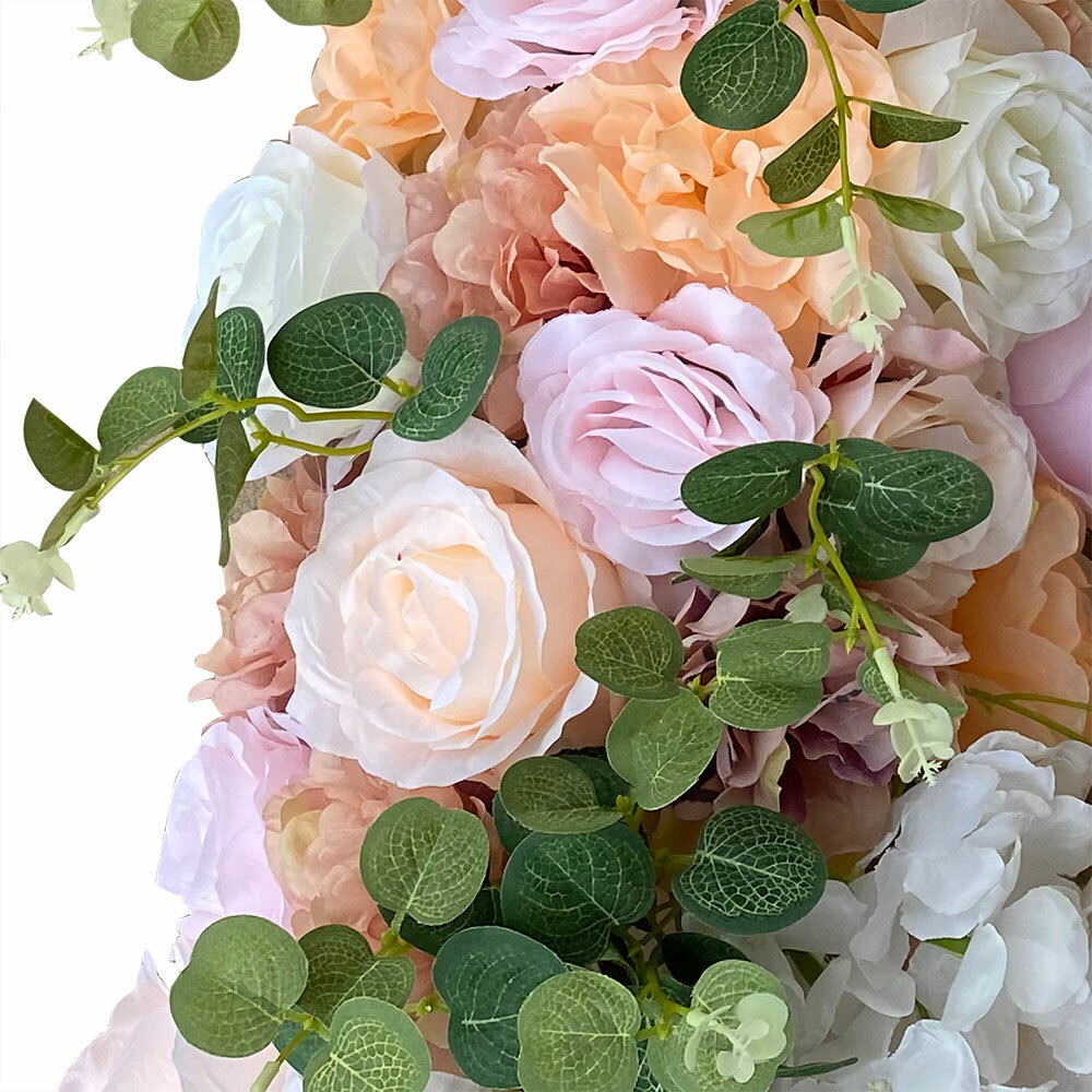 Artificial Flower Row Wedding Arch Flowers Draping Floral Garland Silk Vines New