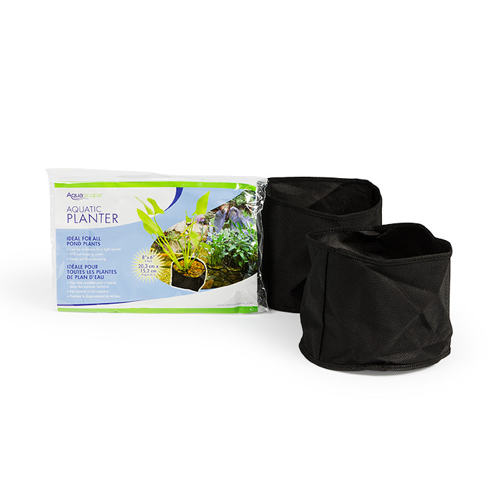 AQUASCAPE #98502 AQUATIC PLANTER – FABRIC PLANT POT 8″ X 6″ – 2 PACK
