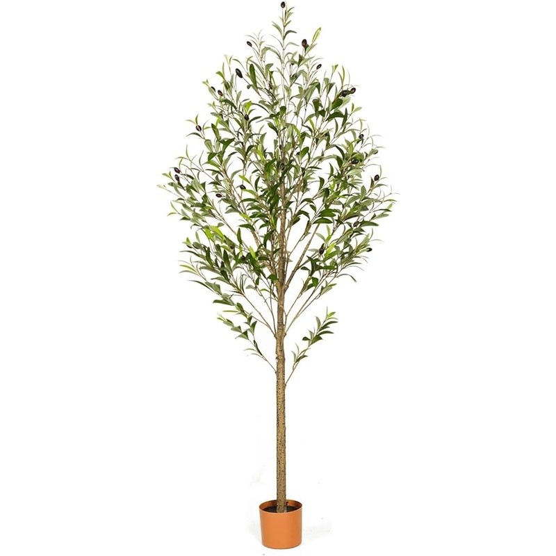 Realistic Olive Tree Artificial Plant Indoor Zero Maintenance Easy Setup New