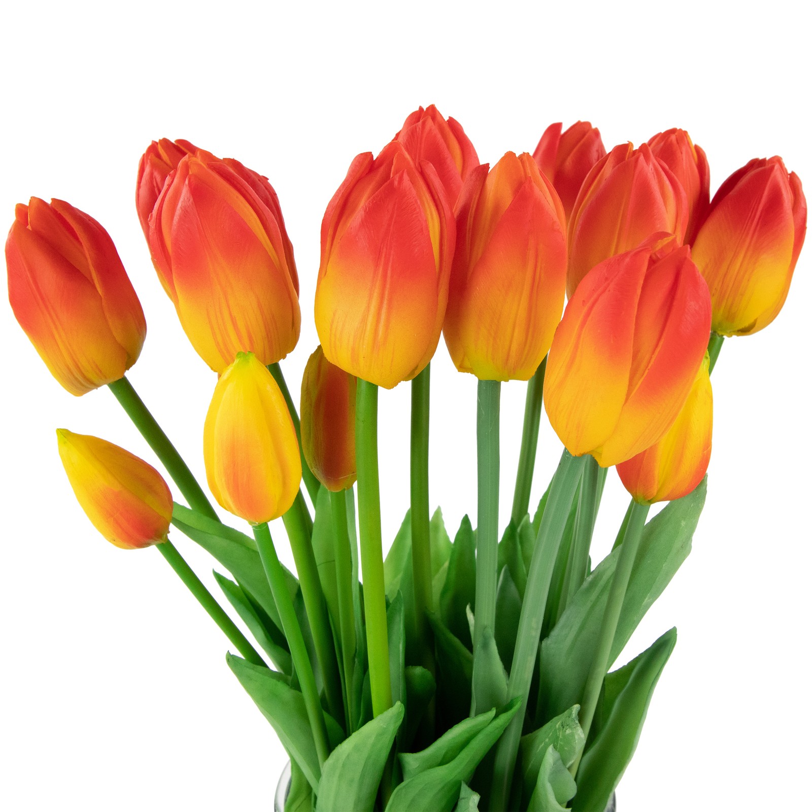 Northlight Real Touch™ Red Yellow Tulip Floral Bundles Set of 6 – 18″