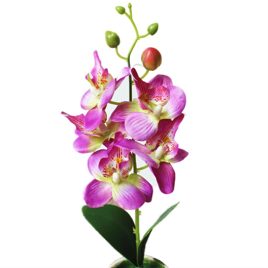 Artificial Butterfly Orchid Flowers Wedding Party Home Decor Fake Flower