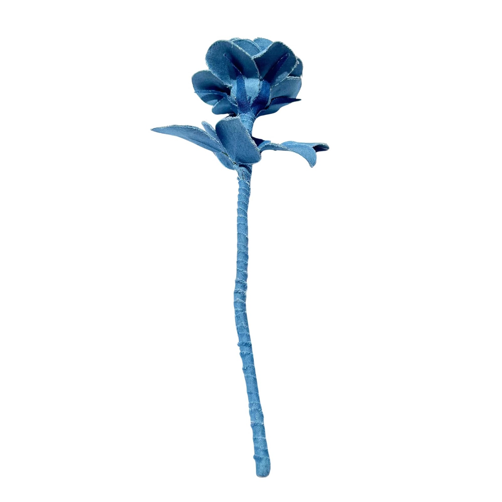 Cotton Rose, Handmade Denim Flower Gift for Wife, Husband, Couple, 2nd 2 Year…