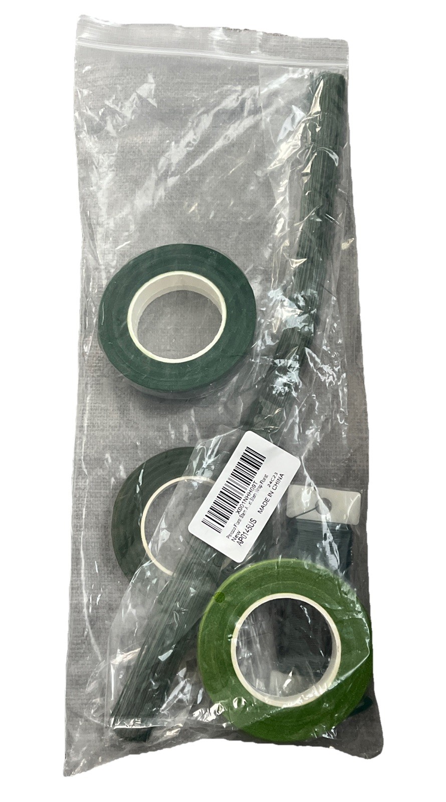 Floral Stem Kit – Floral Wire, String, 2 Shades Of Tape, & Wire Cutters NEW