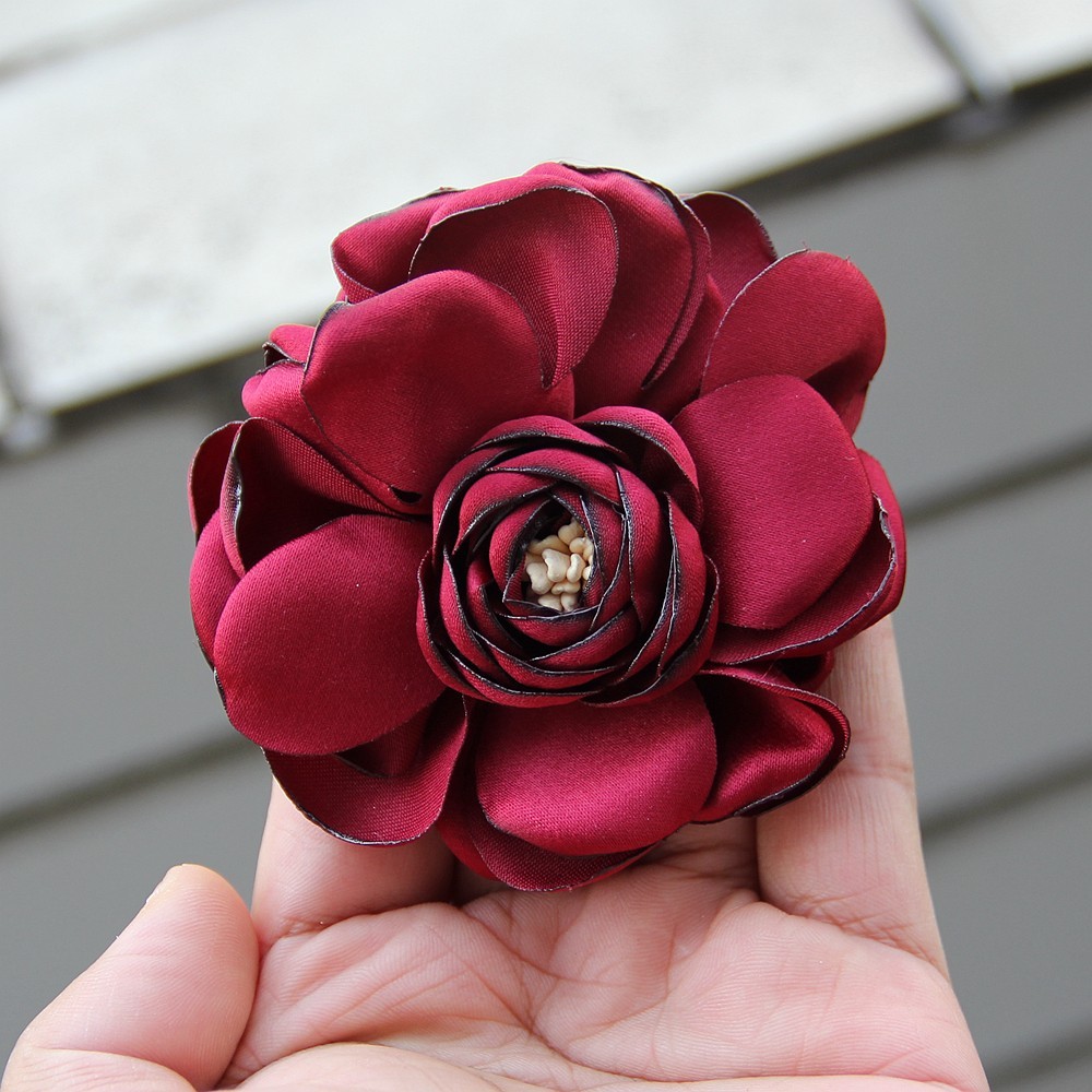8.5cm High End Women’s with Great Temperament Peony Chest Flower Fashionable
