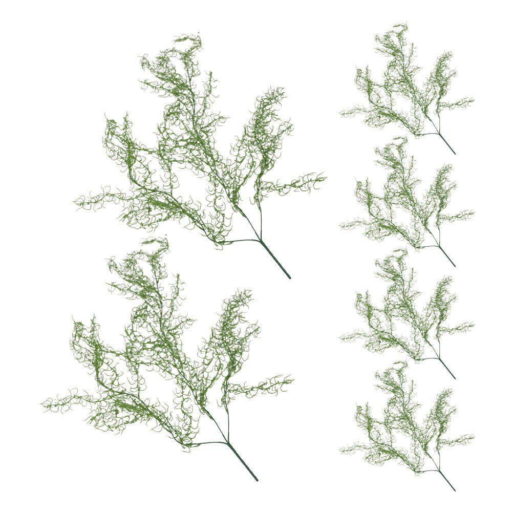 Artificial Green Moss Vine Hanging Plant Plastic Faux Moss for Patio Porch Decor