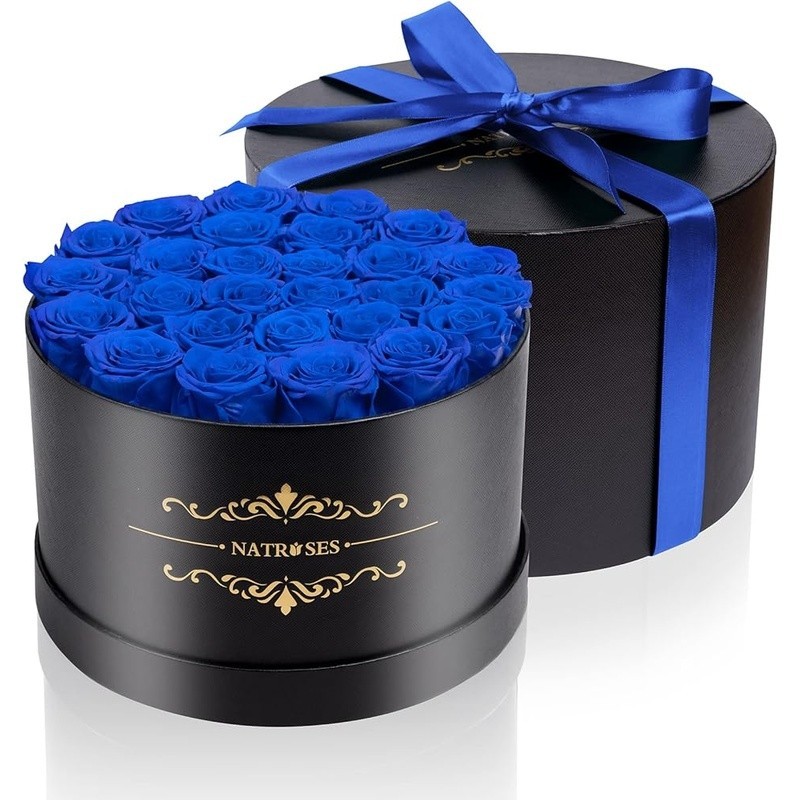 27 Preserved Roses Handmade Gift Box Romantic Flowers Her Special Occasions New