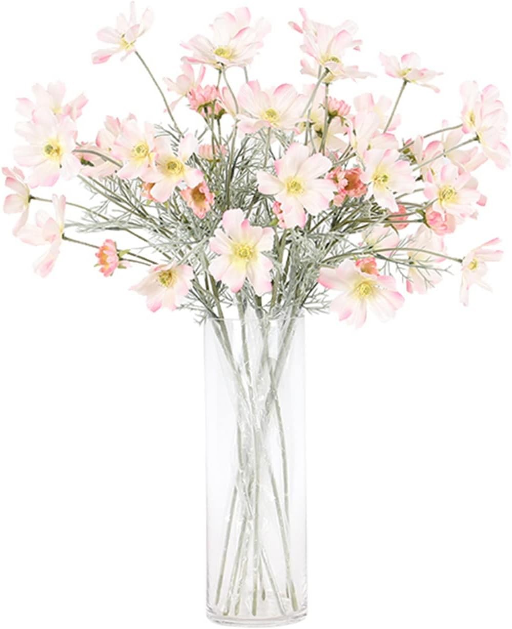 2 Pcs Artificial Flowers Plants Calliopsis Silk Flower Arrangements Wedding