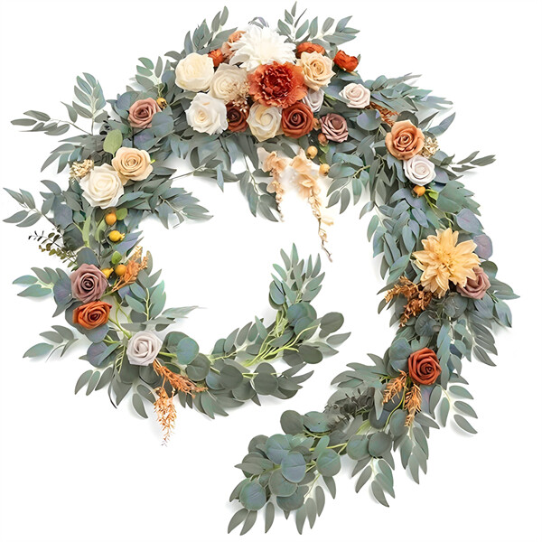Artificial Flower Garland Spring Summer Floral Vine for Wedding Arch Table Decor