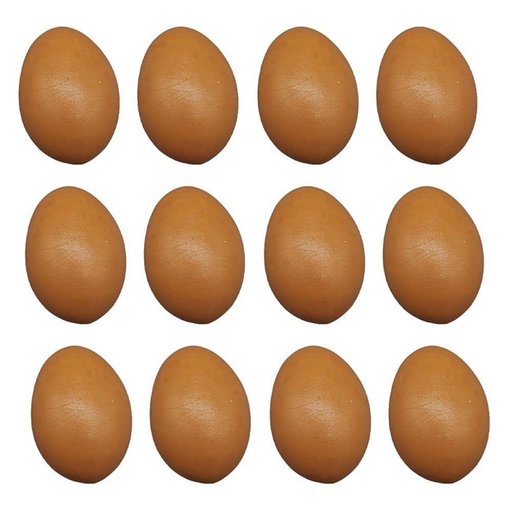 12 PCS Realistic Painted Eggs for Home Decoration Crafts and Role Playing Games