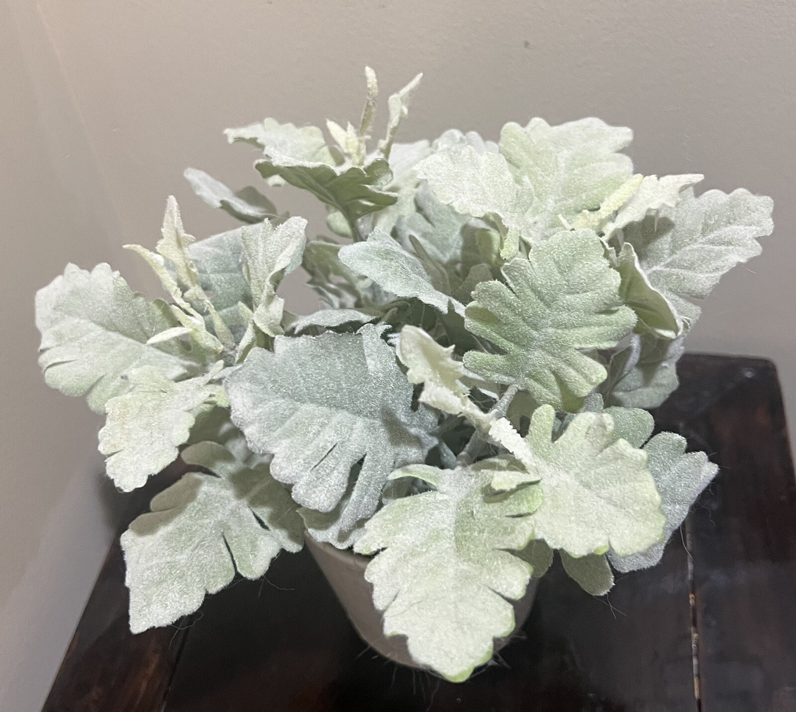 French Provence Style Leafy Potted Faux Rustic Crackle Glaze Ceramic Planter