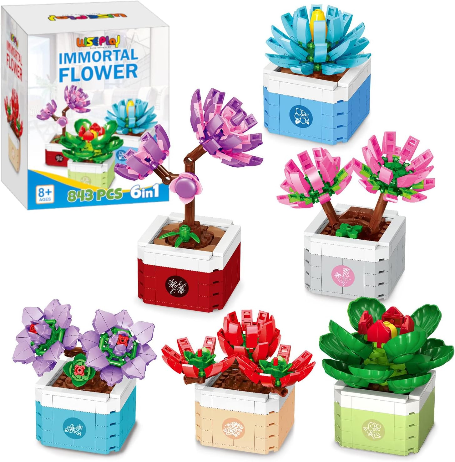 Botanical Collection Building Blocks Set – Compitable with Lego Botanical Collec