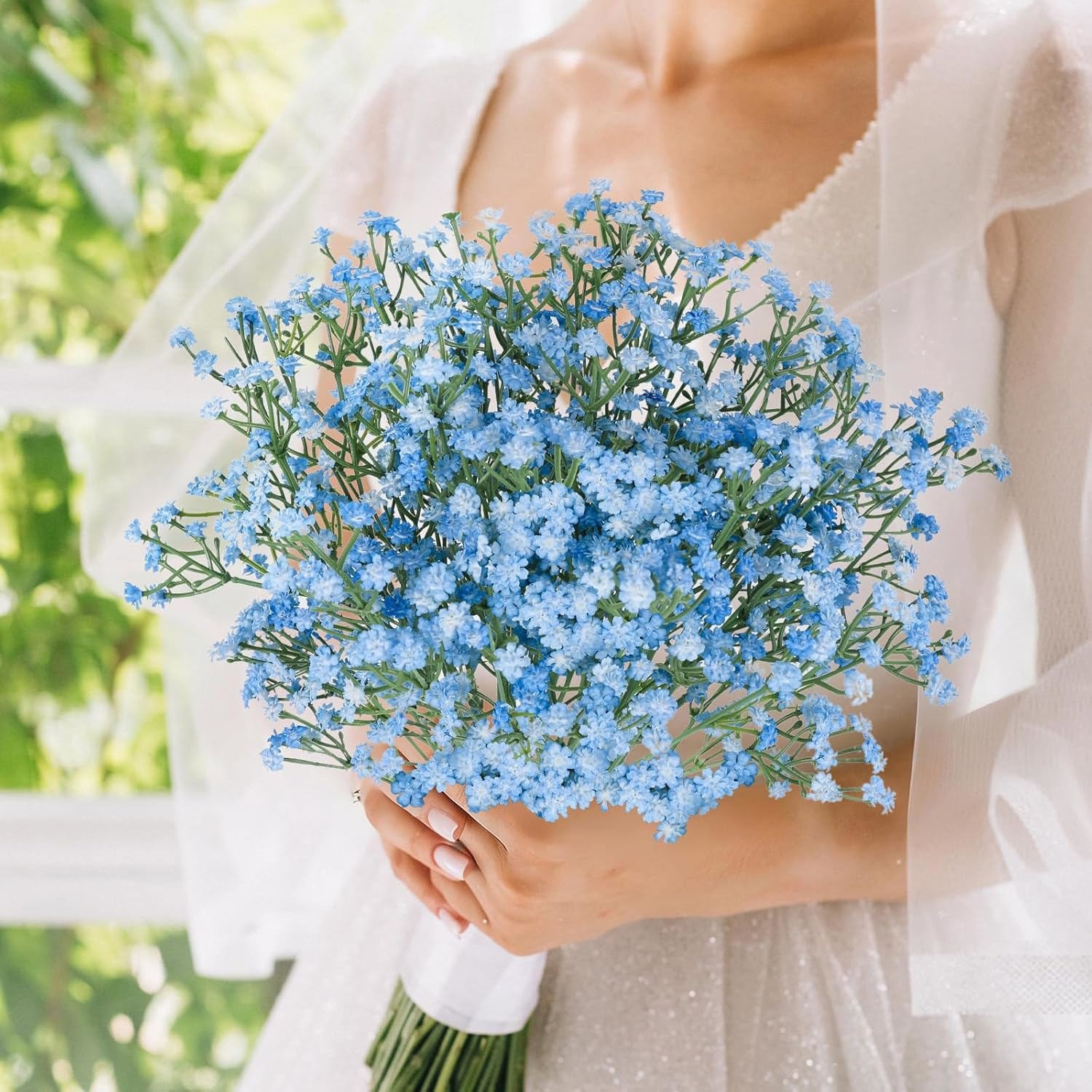 Artificial Flowers Gypsophila Bunch Real Touch Fake Plants DIY For Money Bouquet