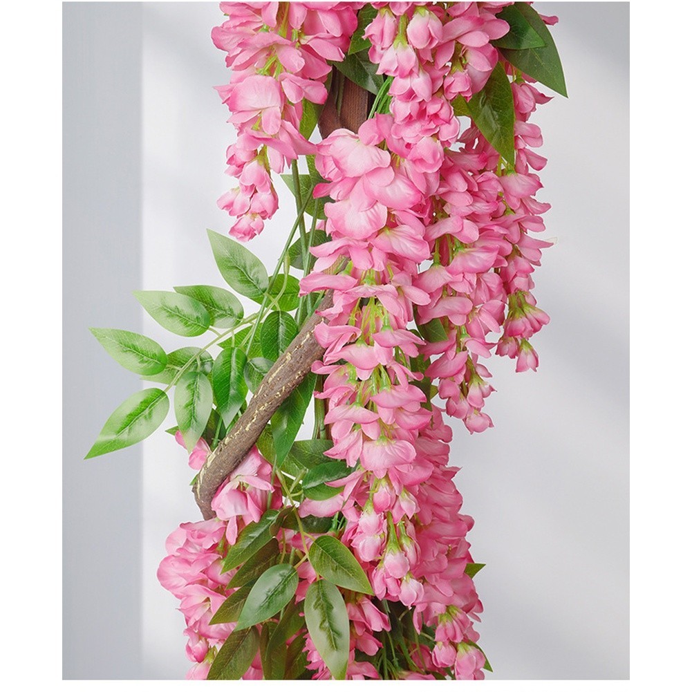 Artificial Wisteria Garland for Door Frame Wall Hanging Fireplace Mantel Decor