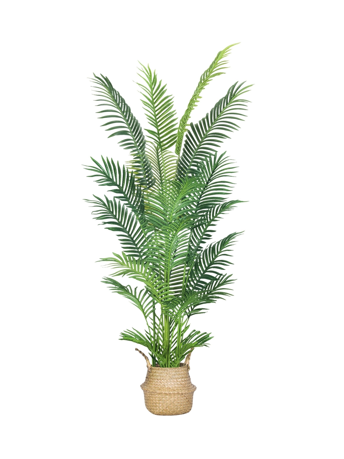 HAIHONG 6FT Artificial Palm Tree,Faux Areca Palm Plant with Real Touch Leaves…
