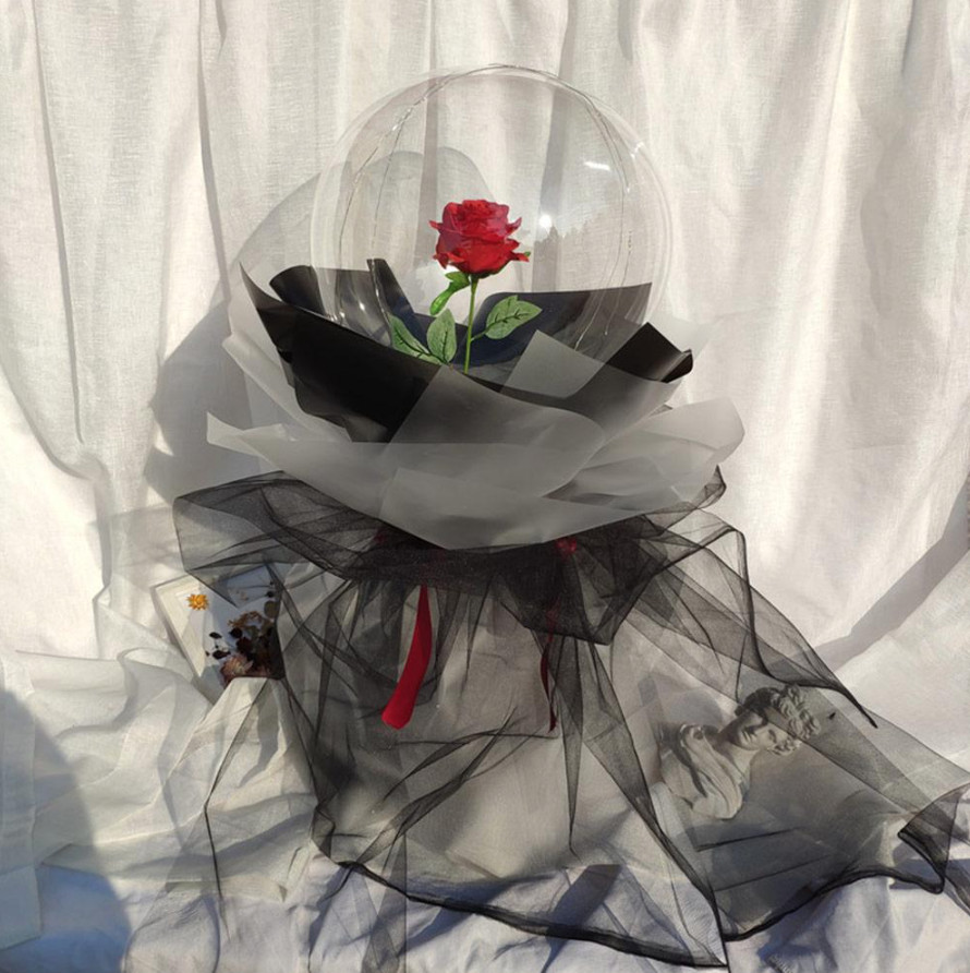 Rosebuc-LED Luminous Balloon Rose Bouquet