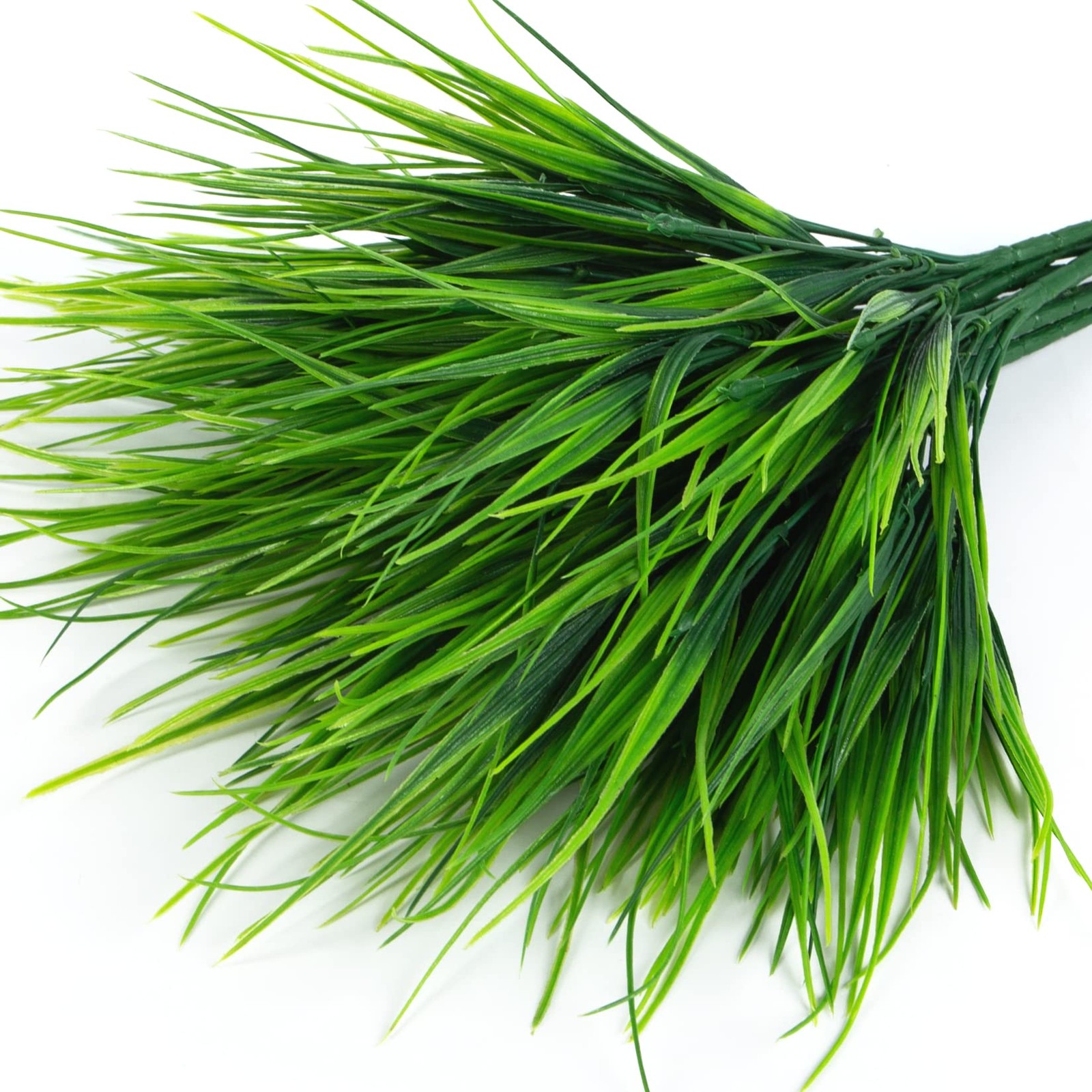 Ouddy Decor 24 Bundles Artificial Plants Outdoors Fake Wheat Grass Faux Greener