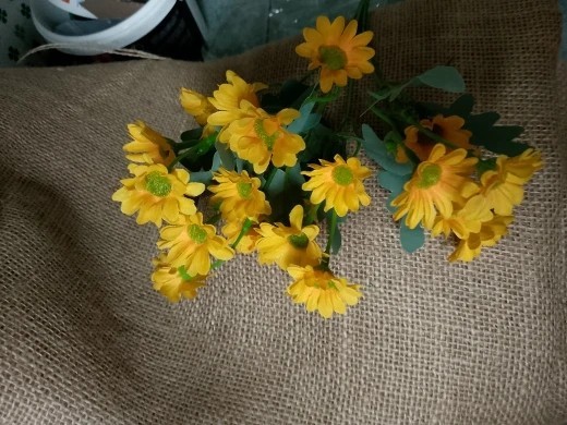 21 Heads Silk Daisy Artificial Flower Bouquet for Home Wedding Holiday DIY Decor