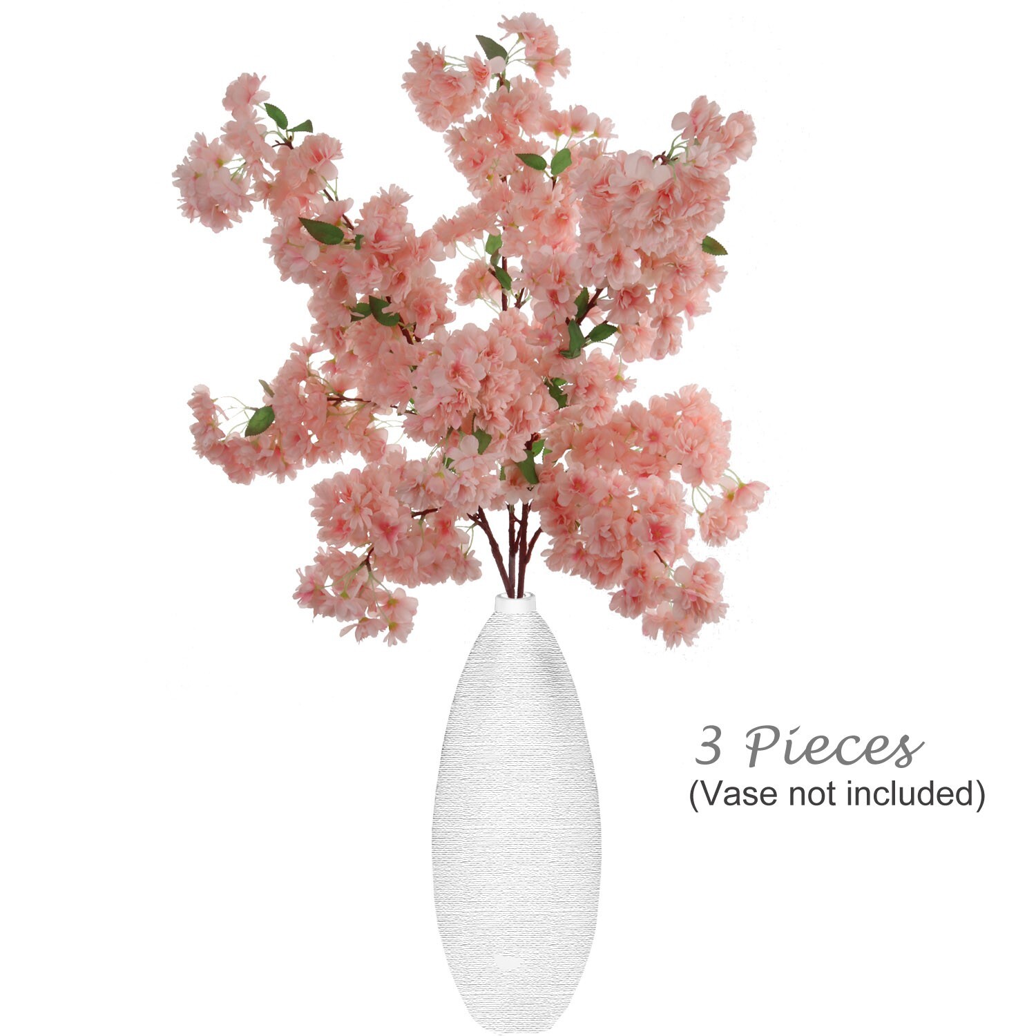 3 Light Pink Cherry Blossom Sprays: 30″ – Spring Events, Weddings, D?cor