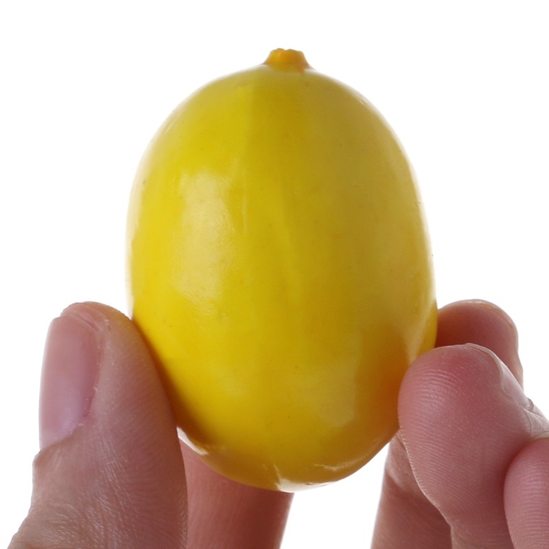 Set Of 20 Imitated Lemon Accessory For Enhancing Festival Atmosphere In Homes