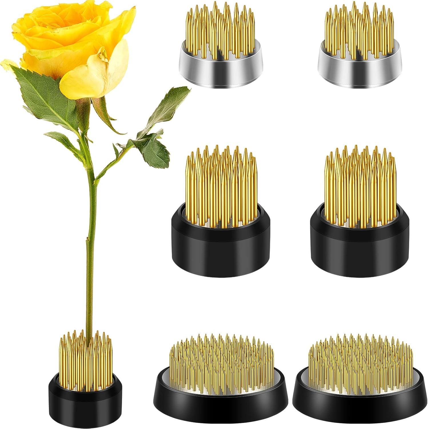 Flower Frogs Arranging Supplies Ikebana Kenzan Pin Holder Plant Fixation Tools