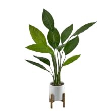 Bird of Paradise Artificial Plant Fake Tree Fake Banana Leaf Plant Tropical Palm