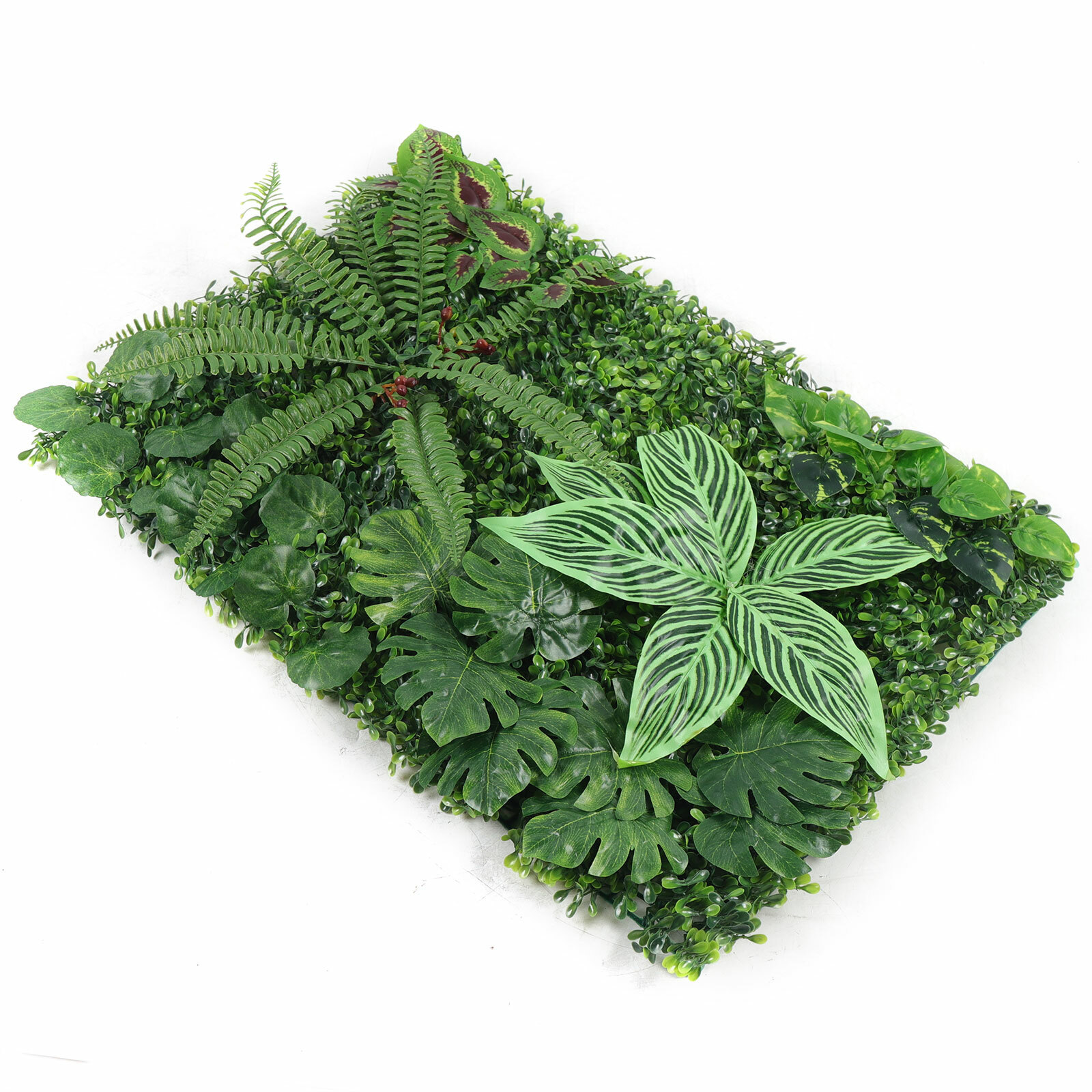 Plant Artificial Mat 12PCs Greenery Wall Hedge Grass Fence Foliage Panel Decor