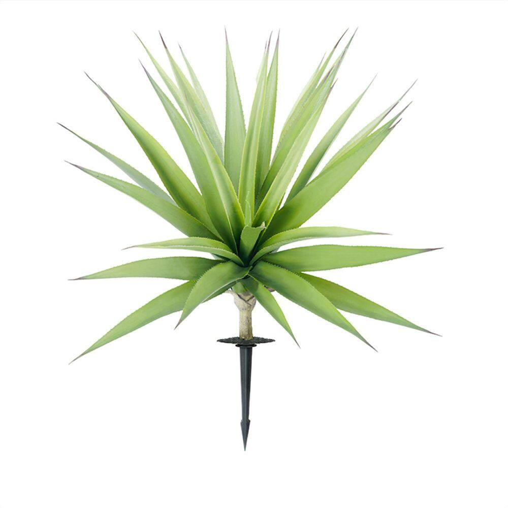 Artificial Agave Plant Fake Agave Outdoor Indoor Garden Decor 33 Inch Set 2