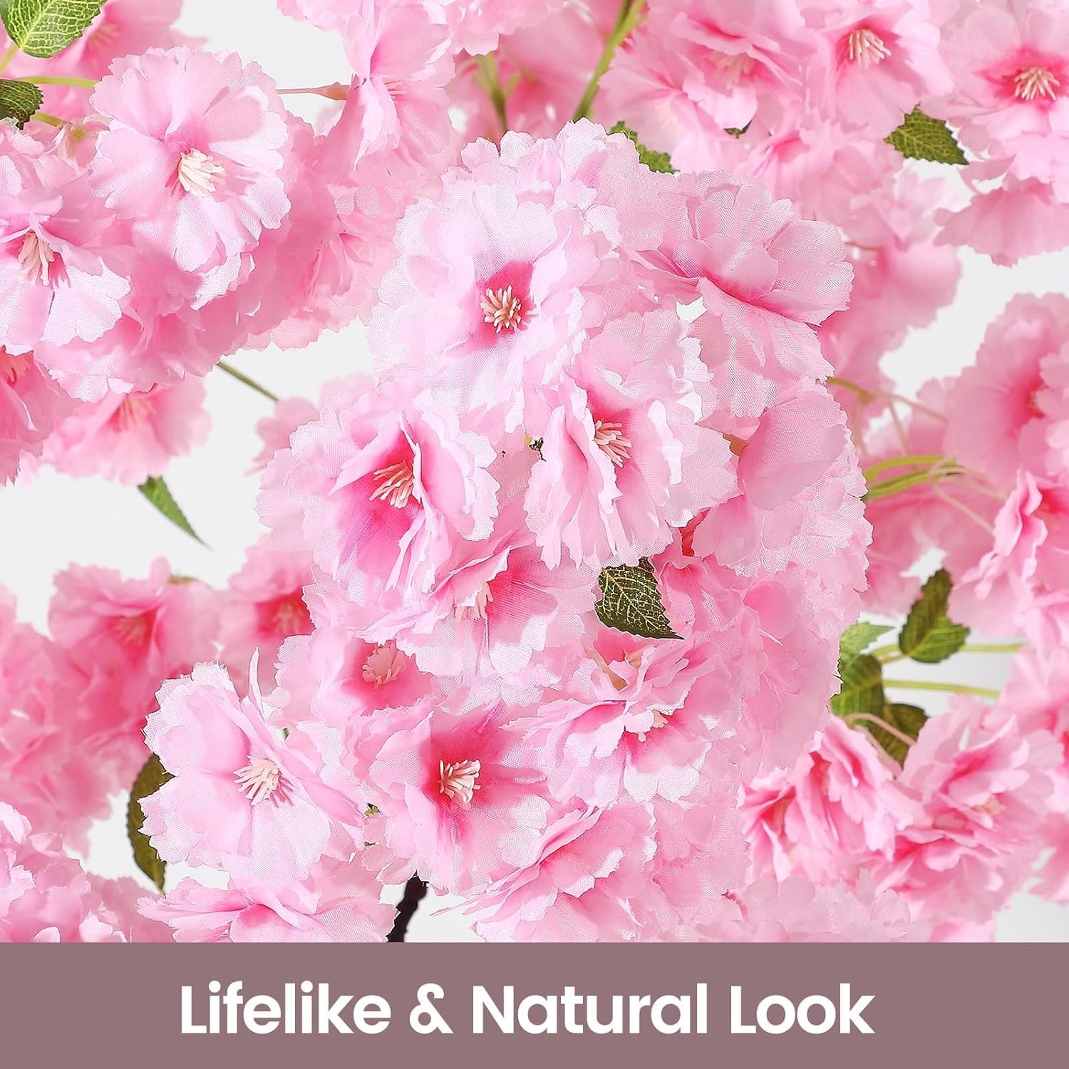 6FT Artificial Cherry Blossom Tree: Pink Faux Flower Tree for Home Wedding Decor