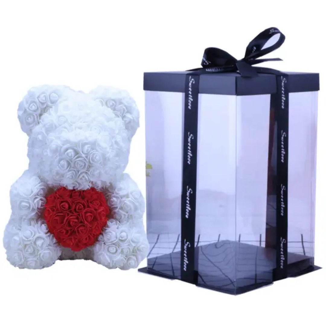 40cm Foam Flower PE Rose Bear Heart Bear Thanksgiving Mother’s Day…