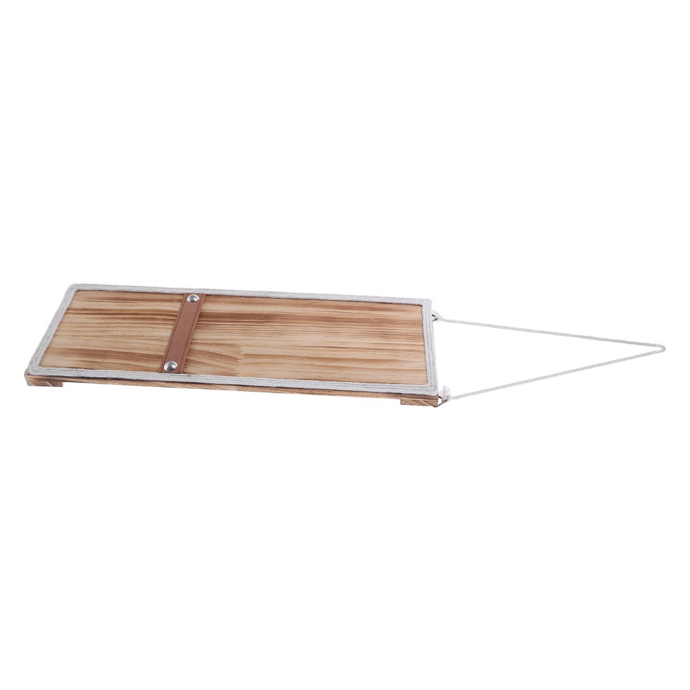 Rustic Wooden Wall Vase: Hanging Wall Decor Holder for Artificial Floral