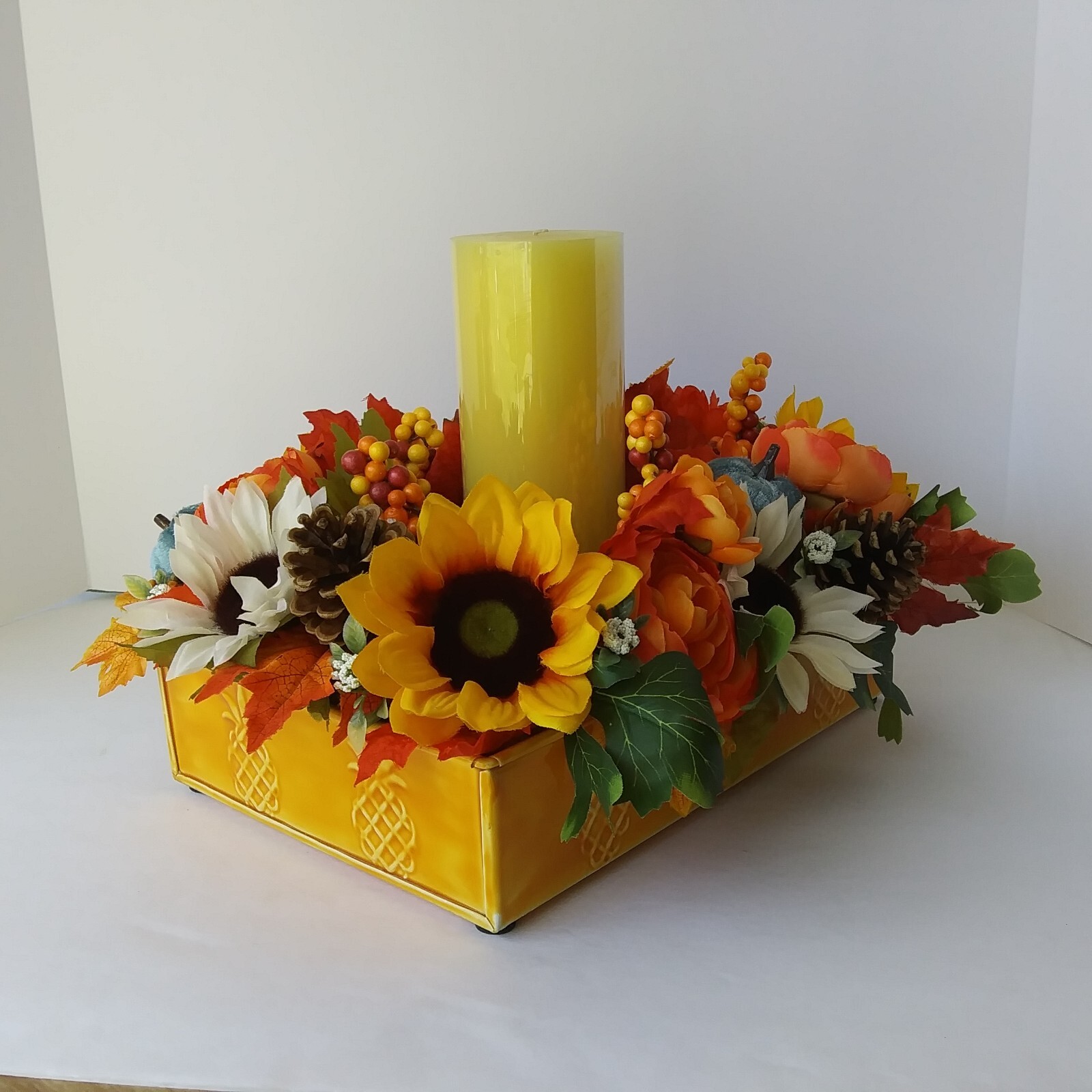 HandmadeThanksgiving Floral Centerpiece Fall Floral Arrangement Fall Decor