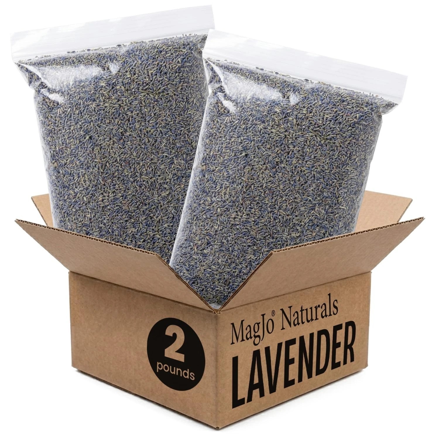 100% Raw European Lavender Flowers – 2lb Resealable Bag for Crafts & Relaxation